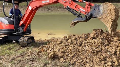 digging out a pond with a mini excavator|How to Dig a Pond .